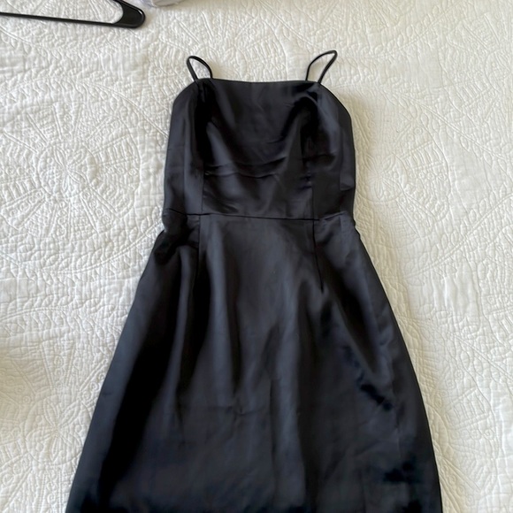 Forever 21 Dresses & Skirts - Black Satin Mini Dress Forever 21 Contemporary